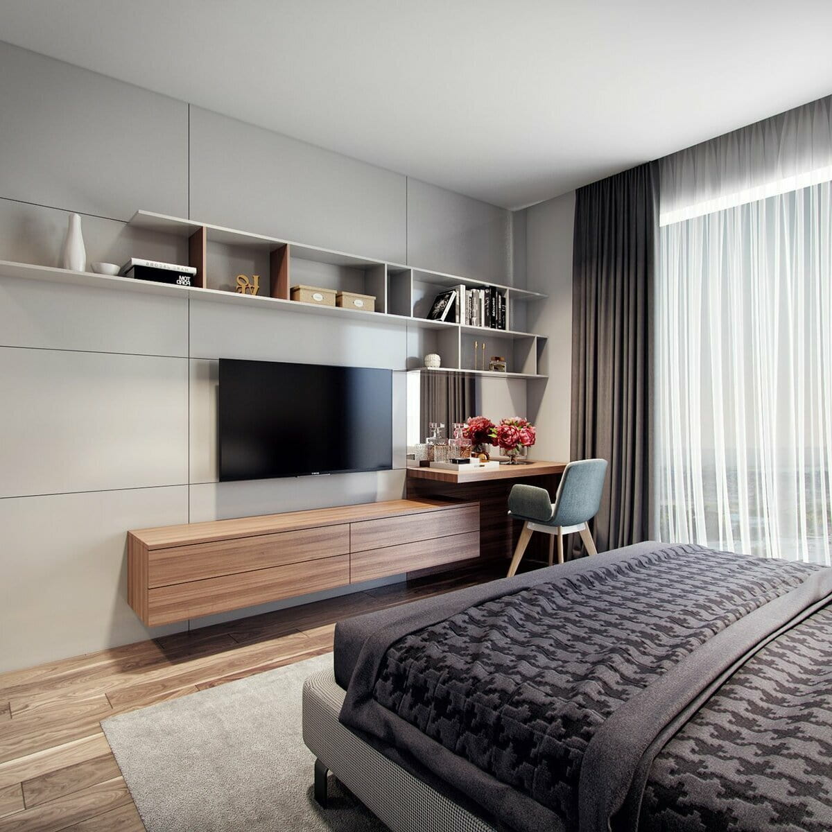Дизайн спальни 8 кв. м [200+ фото] — идеи дизайна и планировки